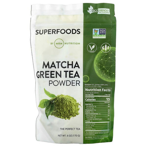 <img alt="MRM Nutrition, Matcha Green Tea Powder, 6 oz (170 g)" title="MRM Nutrition, Matcha Green Tea Powder, 6 oz (170 g),609492800152"