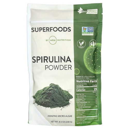 <img alt="MRM Nutrition, Spirulina Powder, 8.5 oz (240 g)" title="MRM Nutrition, Spirulina Powder, 8.5 oz (240 g),609492800169"