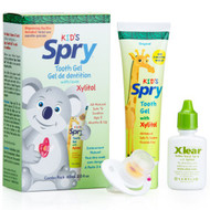 Xlear, Spry, Kids Tooth Gel, with Xylitol, Combo Pack, 2.0 fl oz (60 ml)