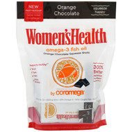 Coromega, Omega-3 Fish Oil, Orange Chocolate Squeeze Shots, 30 Single Serving Squeeze Shots, 2.5 g Each