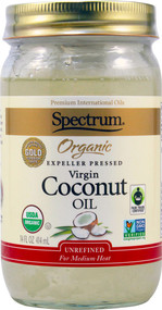 Spectrum Culinary Organic Virgin Coconut Oil Unrefined-Fair Trade -- 14 fl oz