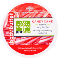 Just Neem, Neem Body Butter, Candy Cane, 4 oz (113 g)