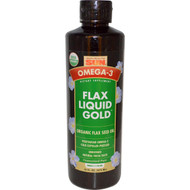 Health From The Sun, Omega-3, Flax Oil, Liquid Gold, 16 fl oz (473 ml)