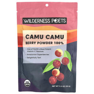 <img alt="Wilderness Poets, Organic Camu Camu Berry Powder, 3.5 oz (99 g)" title="Wilderness Poets, Organic Camu Camu Berry Powder, 3.5 oz (99 g),855434006254"