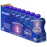 Mamma Chia, Organic Chia Squeeze, Vitality Snack, Wild Raspberry, 8 Squeeze, 3.5 oz  (99 g) Each