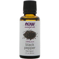 Now Foods, Essential Oils, Black Pepper Oil, 1 fl oz (30 ml)