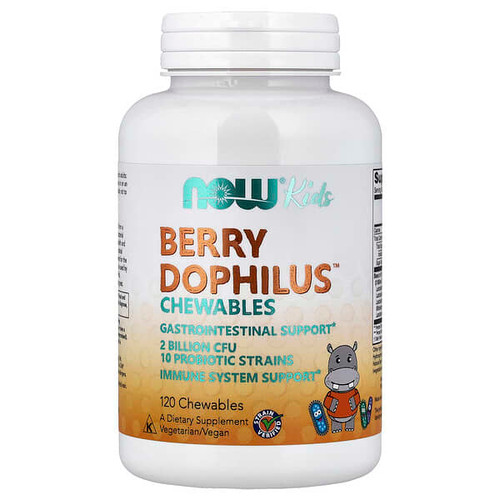 <img alt="NOW Foods, Kids, Berry Dophilus Chewables, 120 Chewables" title="NOW Foods, Kids, Berry Dophilus Chewables, 120 Chewables,733739029492"