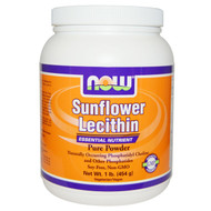 Now Foods, Sunflower Lecithin, Pure Powder, 1 lb (454 g)
