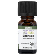 <img alt="Aura Cacia, Pure Essential Oil, Organic Clary Sage, 0.25 fl oz (7.4 ml)" title="Aura Cacia, Pure Essential Oil, Organic Clary Sage, 0.25 fl oz (7.4 ml),051381908119"