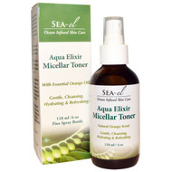 Sea el, Aqua Elixir Micellar Toner, 4 oz (118 ml)