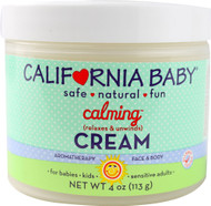 California Baby, Calming Cream - 4 oz