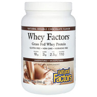 <img alt="Natural Factors, Whey Factors, Grass Fed Whey Protein, Natural Double Chocolate, 12 oz (340 g)" title="Natural Factors, Whey Factors, Grass Fed Whey Protein, Natural Double Chocolate, 12 oz (340 g),068958029276"