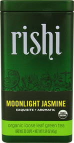 Rishi Tea, Moonlight Jasmine, Organic Loose Leaf Green Tea, 1.59 oz (45 g)