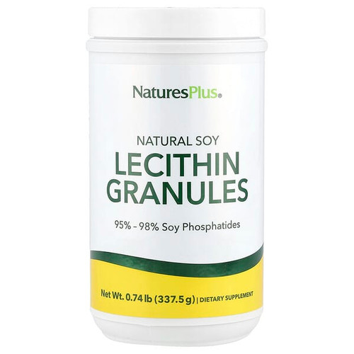 <img alt="NaturesPlus, Natural Soy Lecithin Granules, 0.74 lb (337.5 g)" title="NaturesPlus, Natural Soy Lecithin Granules, 0.74 lb (337.5 g),097467042100"