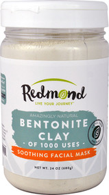 Redmond Trading Company Bentonite Clay Soothing Facial Mask -- 24 oz