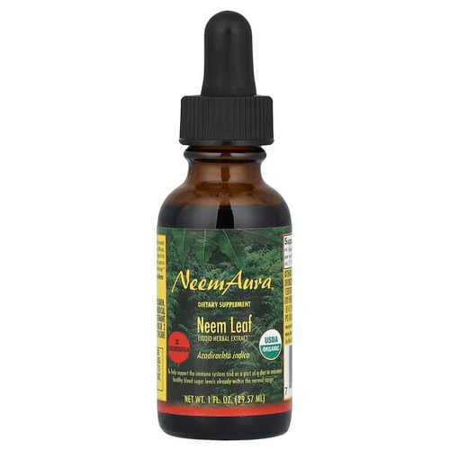 <img alt="NeemAura, Neem Leaf, Liquid Herbal Extract, 1 fl oz (29.57 ml)" title="NeemAura, Neem Leaf, Liquid Herbal Extract, 1 fl oz (29.57 ml),786648070062"