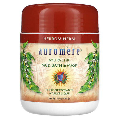 <img alt="Auromere, Ayurvedic Mud Bath & Mask, 16 oz (454 g)" title="Auromere, Ayurvedic Mud Bath & Mask, 16 oz (454 g),027275110050"