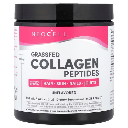 <img alt="NeoCell, Grassfed Collagen Peptides, Unflavored, 7 oz (200 g)" title="NeoCell, Grassfed Collagen Peptides, Unflavored, 7 oz (200 g),016185019867"