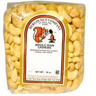 Bergin Fruit and Nut Company, Raw Cashews, 16 oz (454 g)
