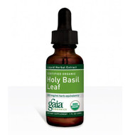 Gaia Herbs, Certified Organic Holy Basil Leaf, 1 fl oz (30 ml)