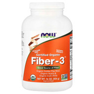 <img alt="NOW Foods, Certified Organic Fiber-3, 16 oz (454 g)" title="NOW Foods, Certified Organic Fiber-3, 16 oz (454 g),733739059932"