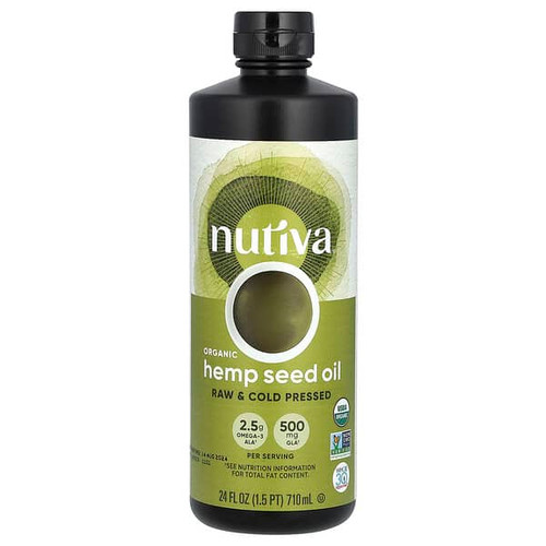 <img alt="Nutiva, Organic Hemp Seed Oil, Raw & Cold Pressed, 24 fl oz (710 ml)" title="Nutiva, Organic Hemp Seed Oil, Raw & Cold Pressed, 24 fl oz (710 ml),692752100109"