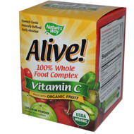 Natures Way, Alive!, Fruit Source, Vitamin C, Drink Mix Powder, Organic Acerola Fruit , 4.23 oz (120 g)