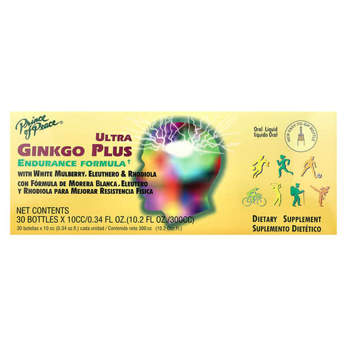 <img alt="Prince of Peace, Ultra Ginkgo Plus, Endurance Formula, 30 Bottles, 0.34 fl oz (10 cc) Each" title="Prince of Peace, Ultra Ginkgo Plus, Endurance Formula, 30 Bottles, 0.34 fl oz (10 cc) Each,039278704303"