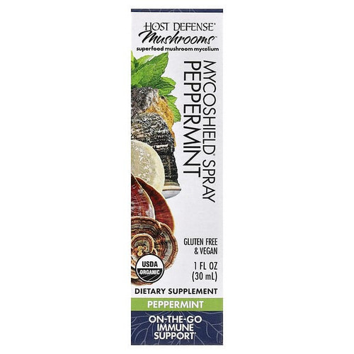 <img alt="Host Defense, Mushrooms, MycoShield Spray, Peppermint, 1 fl oz (30 ml)" title="Host Defense, Mushrooms, MycoShield Spray, Peppermint, 1 fl oz (30 ml),633422057712"
