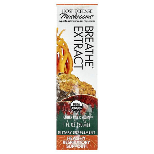<img alt="Host Defense, Mushrooms, Organic Breathe Extract, 1 fl oz (30 ml)" title="Host Defense, Mushrooms, Organic Breathe Extract, 1 fl oz (30 ml),633422058511"
