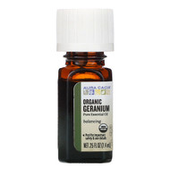 <img alt="Aura Cacia, Organic Geranium, .25 fl oz (7.4 ml)" title="Aura Cacia, Organic Geranium, .25 fl oz (7.4 ml),051381908089"