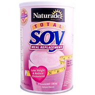 Naturade, Total Soy, Meal Replacement, Strawberry Cream, 1.1 lbs (507 g)