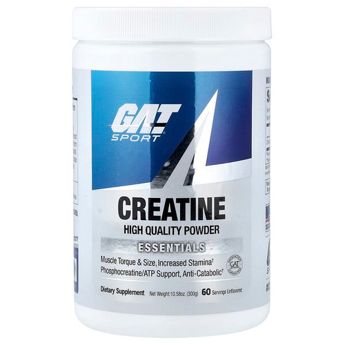 <img alt="GAT, Creatine, Unflavored, 10.58 oz (300 g)" title="GAT, Creatine, Unflavored, 10.58 oz (300 g),816170021673"