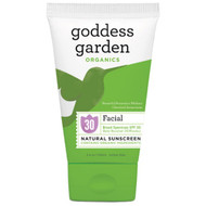 Goddess Garden Organics Facial Natural Sunscreen SPF 30 -- 3.4 fl oz