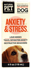 Natural Pet Pharmaceuticals Anxiety & Stress for Dogs - 4 fl oz