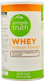 Simple Truth Whey Protein Powder Natural Chocolate - 17.4 oz