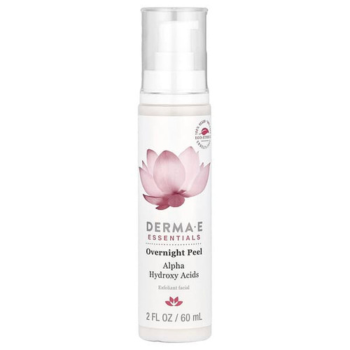 <img alt="DERMA E, Essentials, Overnight Peel, 2 fl oz (60 ml)" title="DERMA E, Essentials, Overnight Peel, 2 fl oz (60 ml),030985014907"
