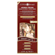 <img alt="Surya Brasil, Henna Cream, Semi-Permanent Vegan Hair Dye for Gray Coverage and Toner for Bleached Hair, Burgundy, 2.37 fl oz (70 ml)" title="Surya Brasil, Henna Cream, Semi-Permanent Vegan Hair Dye for Gray Coverage and Toner for Bleached Hair, Burgundy, 2.37 fl oz (70 ml),7896544720374"