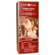 Surya Brasil, Henna Cream, Hair Color and Condition Treatment, Mahogany, 2.37 fl oz (70 ml)