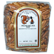 Bergin Fruit and Nut Company, Pecan Halves, Raw, 12 oz (340 g)