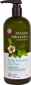 Avalon Organics, Shampoo, Scalp Treatment, Tea Tree, 32 fl oz (946 ml)