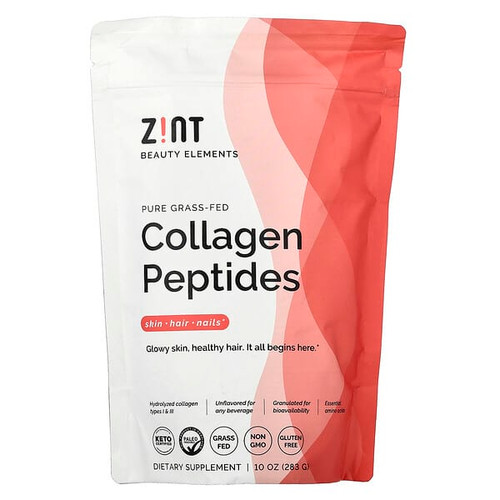 <img alt="Zint, Pure Grass-Fed Collagen Peptides, Unflavored, 10 oz (283 g)" title="Zint, Pure Grass-Fed Collagen Peptides, Unflavored, 10 oz (283 g),817516026000"