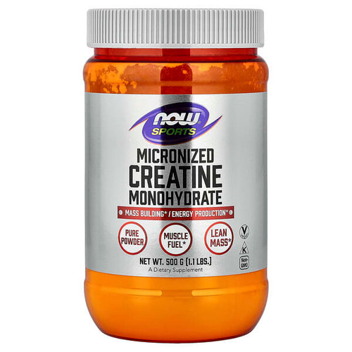 <img alt="NOW Foods, Sports, Micronized Creatine Monohydrate, 1.1 lbs (500 g)" title="NOW Foods, Sports, Micronized Creatine Monohydrate, 1.1 lbs (500 g),733739020383"
