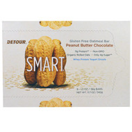 Detour, Gluten Free Oatmeal Bar, Peanut Butter Chocolate, 9 Bars, 1.3 oz (38 g) Each