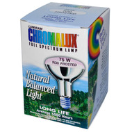 Chromalux, Lumiram, Full Spectrum Lamp, Frosted, 75W R30, 1 Bulb