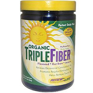 Renew Life, Organic Triple Fiber, Balanced Fiber Formula, 12 oz (340 g)