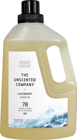 The Unscented Company Laundry Detergent Unscented 78 Fresh Loads - 65.9 fl oz