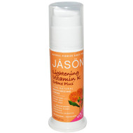 Jason Natural, Pure Natural Moisturizing Cr???me, Lightening Vitamin K Cr???me Plus, 2 oz (57 g)