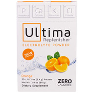 Ultima Health Products Ultima Replenisher Electrolyte Powder Orange -- 20 Packets