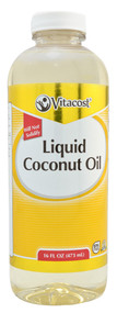 Vitaco Liquid Coconut Oil (MCT Oil with Lauric Acid) - Gluten Free and Non-GMO -- 16 fl oz (473 mL)